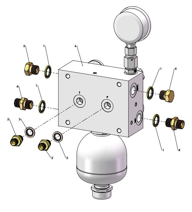 Boom Damping Control Manifold Assembly