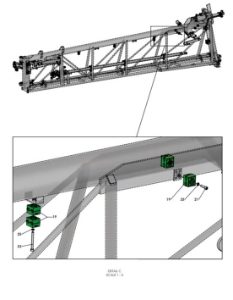 A79394 HYDRAULIC HOSE LAYOUT - BOOM HOSES - TRIPLE FOLD - PROPORTIONAL 2 