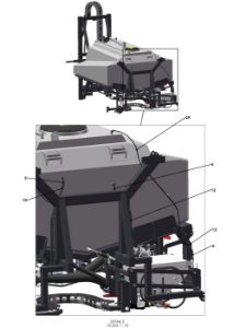 A93008 (e) Hose Layout - Manual Plumbing