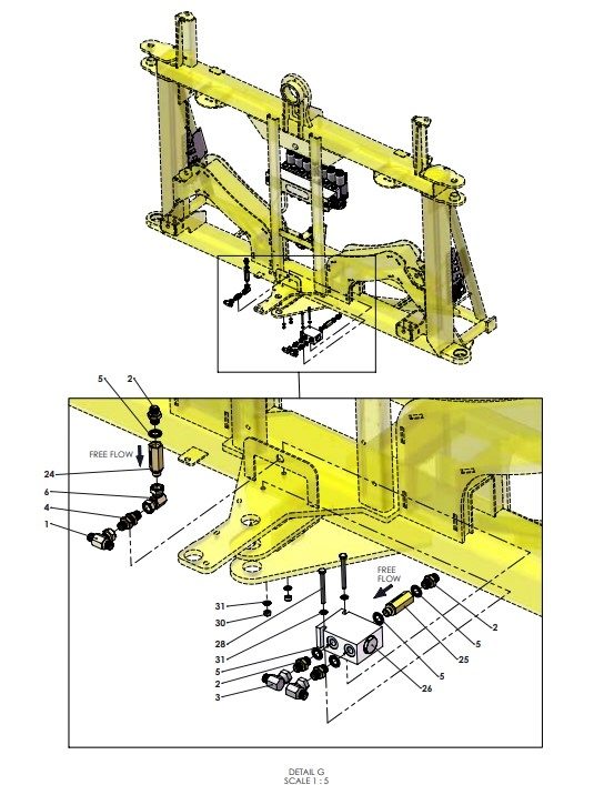 A79392 CENTRE FRAME HYDRAULICS - PROPORTIONAL 5