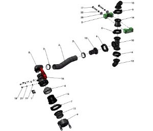 A96281-R02 (a) Tank Discharge Assembly - 2"