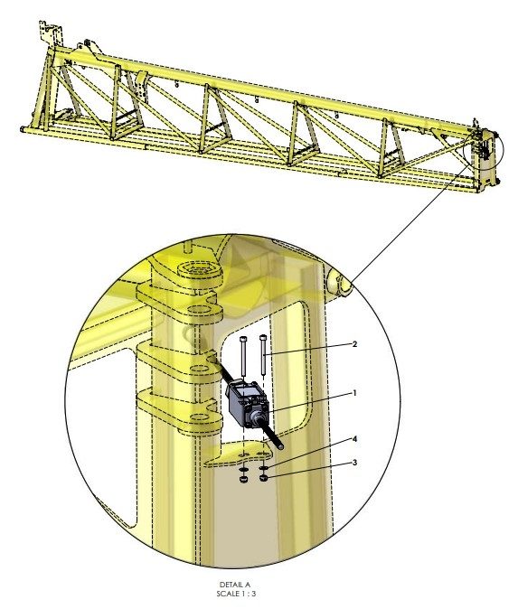 A41371 SECOND FOLD LIMIT SWITCH ASSEMBLY