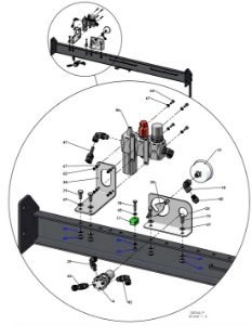 A79380-R01 G-SERIES CENTRE FRAME ASSEMBLY-PROPORTIONAL HYDRAULICS 9