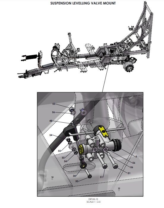 A96353-R01 (c) Pneumatics Assembly - No Air Purge Or Tyre Inflation