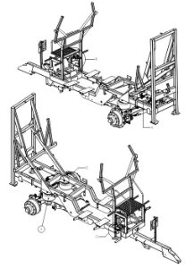 A87250 (a) Guardian Pneumatic System Layout - Hydraulic Braking 