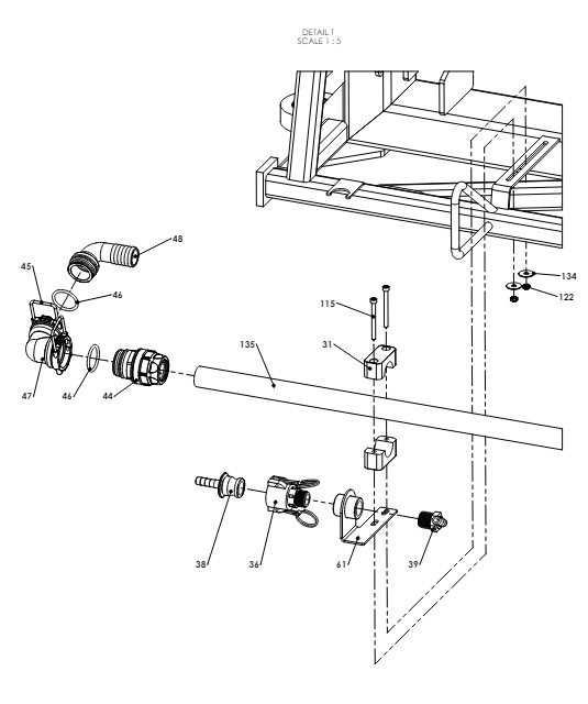 A79140 G-SERIES CENTRE FRAME ASSEMBLY-PROPORTIONAL HYDRAULICS 12