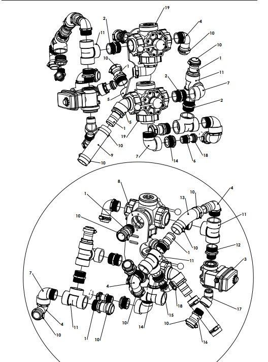 A86617 (a) Valve Plate For Separate Clean Water Fill