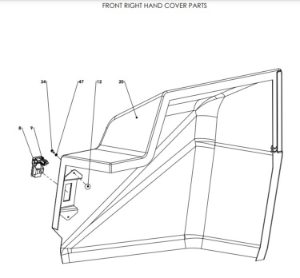 A96161 (c) Front Covers Assy - Electric Valve Control