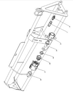 A41113 F-SERIES 2M FOLD OVER TIP ASSEMBLY 4