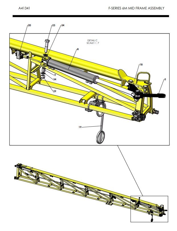 A41341 (d) - F Series Mid Frame Assembly