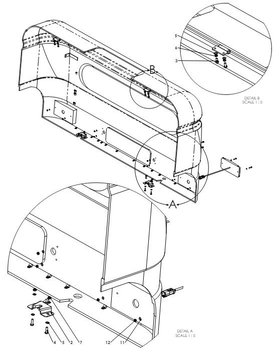 A79102 FIBREGLASS COVER ASSY 1