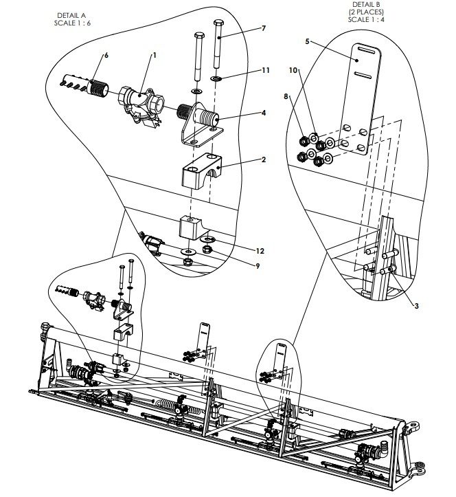 A41031 AIRTEC J200 2M OUTER FRAME FEED MANIFOLD ASSEMBLY