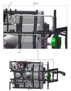 A93008 (g) Hose Layout - Manual Plumbing