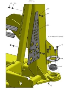 A41300 (b) CENTRE FRAME ASSEMBLY