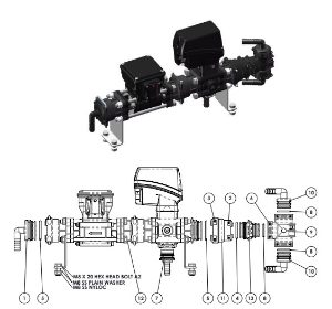 A83132-R01 ARAG MANIFOLD ASSY WITHOUT RV VALVE