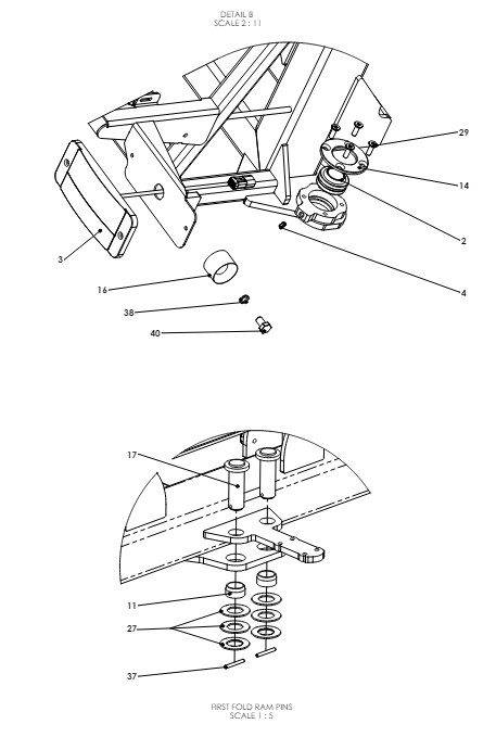 A41015-R02 CENTER FRAME PARTS AIR SUSPENSION 3