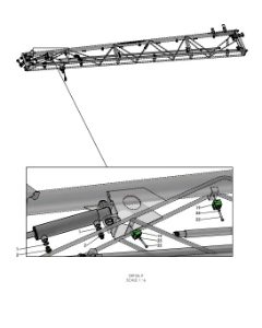 A79394 HYDRAULIC HOSE LAYOUT - BOOM HOSES - TRIPLE FOLD - PROPORTIONAL 4 