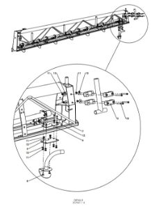 A79223 3.5M OUTER FRAME WITH TECHNEAT BROADCAST OUTLET ASSEMBLY 1 