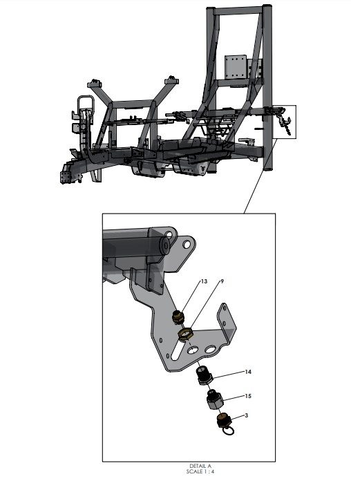 A96349 (b) Primary Air Tank Assembly - Air Purge/CTI/ASO