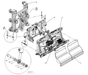 A41261-R01 CENTER FRAME ASSEMBLY 1