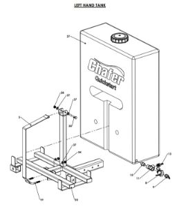 A66189 (b) 1200L QUICKSTART 2 X 250L ADDITIONAL WATER TANKS ASSEMBLY