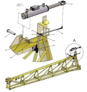 A41365 INDEPENDENT TILT CYLINDER ASSEMBLY