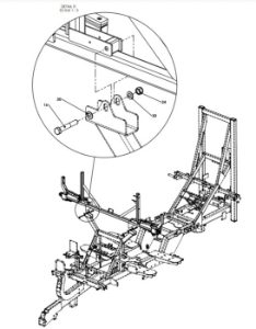 A96285 FRONT BOOM SUPPORT ASSEMBLY - F- 