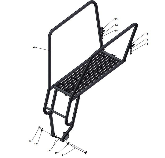 A96165-R01 (a) Front Access Platform Assembly