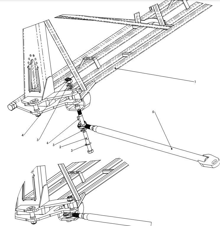 A41125 FOLD BAR ASSY