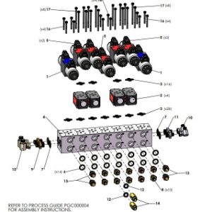 A41313 7 STATION MANIFOLD ASSEMBLY - NORAC TOTAL CONTROL