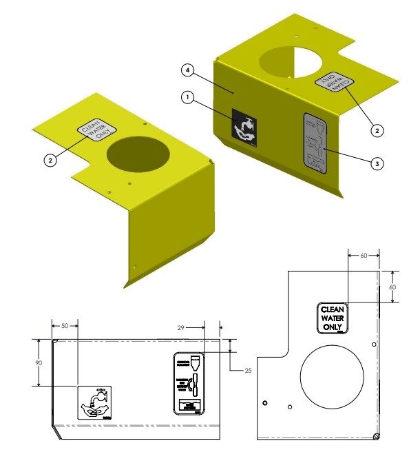 A83126 CLEAN WATER COVER ASSEMBLY