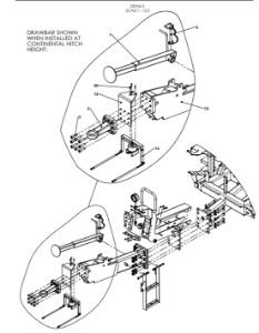 A96184 CONTINENTAL DRAWBAR ASSEMBLY 2