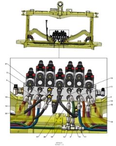 A41333 (c) CENTRE FRAME HYDRAULICS - TRIPLE FOLD