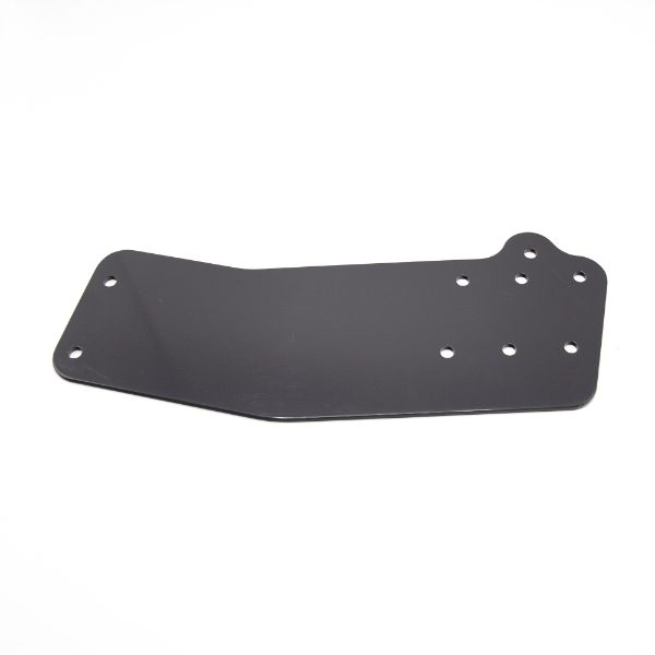 STEP EXTENSION SIDE PLATE PROFILE - POWDERED GREY MILD STEEL