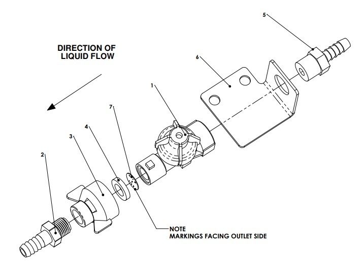 A66552 CLAYDON QUICKSTART DCV AND ORIFICE ASSY