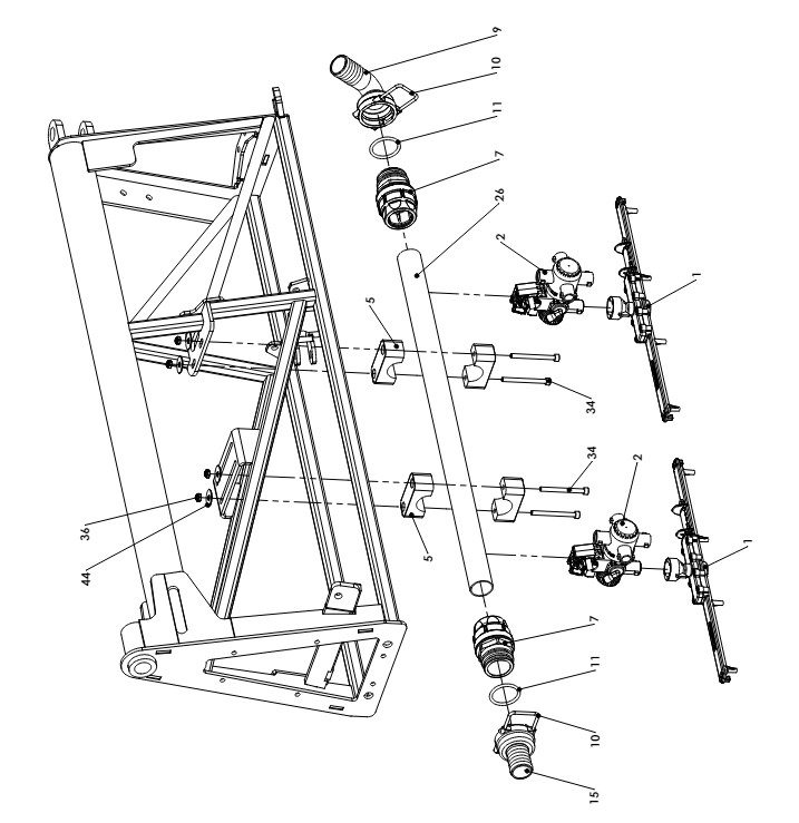 A41152 1M DETACHABLE OUTER FRAME ASSEMBLY 6