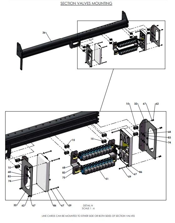 A79380-R01 G-SERIES CENTRE FRAME ASSEMBLY-PROPORTIONAL HYDRAULICS 8