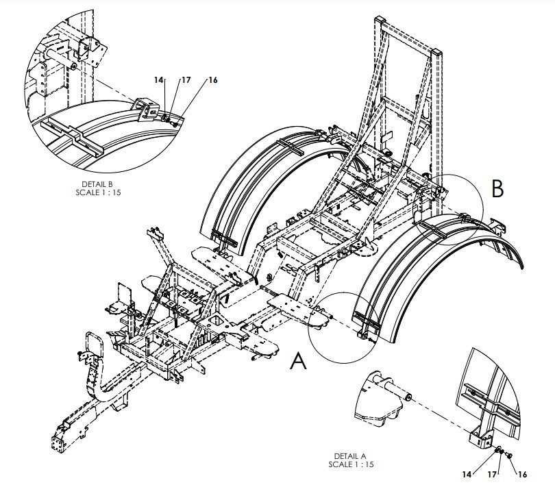 A96298 (a) Mudguards Assembly