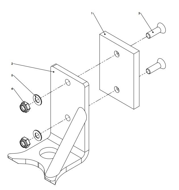 A41266 BOOM FRAME STOP BRACKET