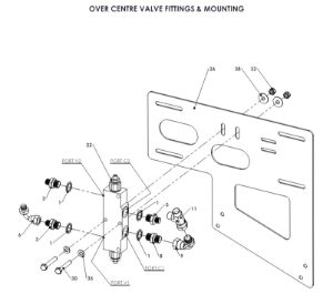 A41136 SECOND FOLD HYDRAULIC BREAK BACK ASSEMBLY 5