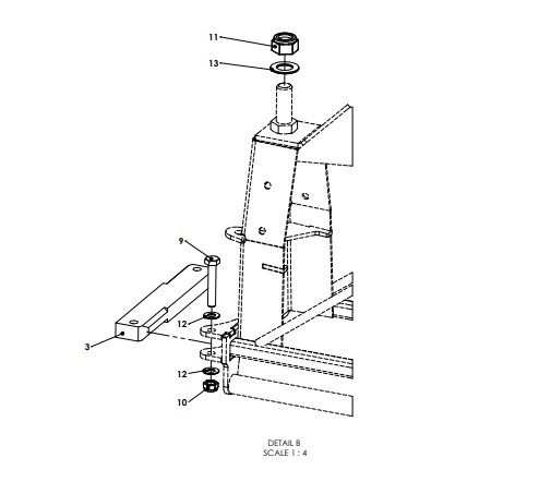 A79233 G-SERIES 1.5M OUTER FRAME ASSEMBLY 1 