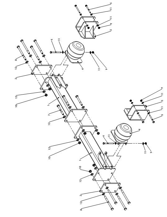 A79075 ADDITIONAL YAW BUFFERS ASSEMBLY