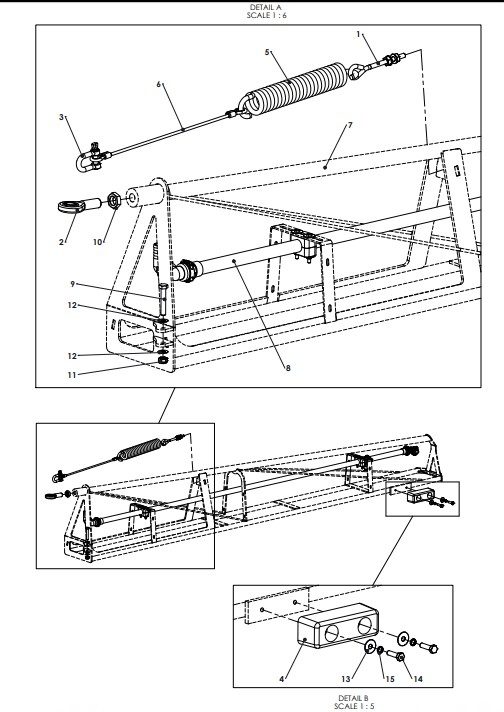 A79242 G-SERIES 2.5M TIP FRAME ASSEMBLY