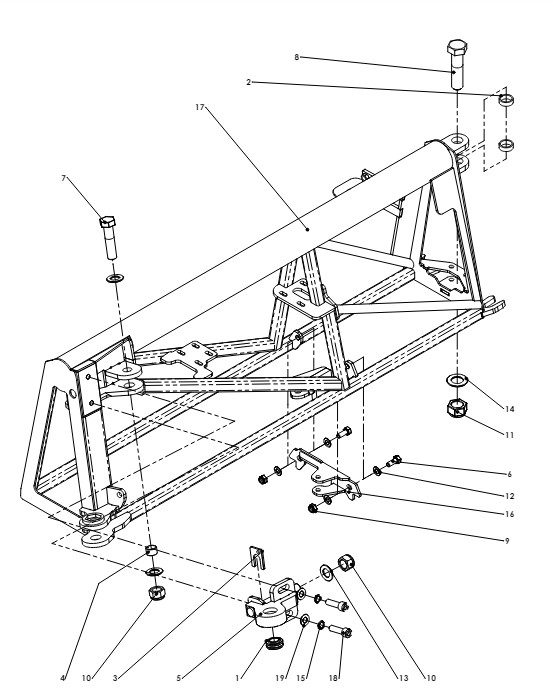 A41091 1M OUTER SECTION FRAME ASSY