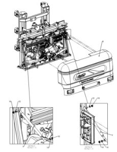 A79142 G-SERIES BACK FRAME ASSEMBLY - PROPORTIONAL HYDRAULICS 4