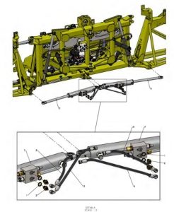 A41304 (a) BACK FRAME TO INNER FRAME ASSEMBLY