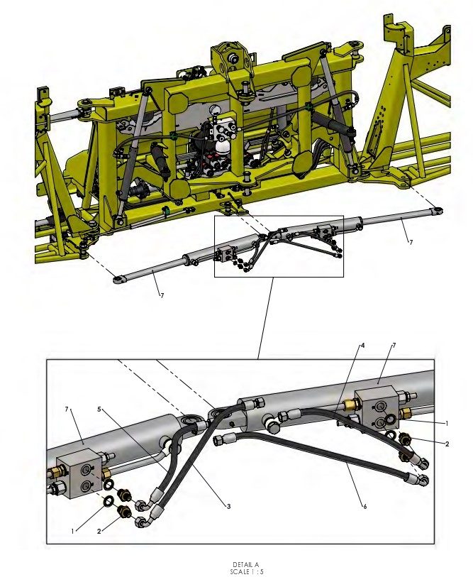 A41304 (a) BACK FRAME TO INNER FRAME ASSEMBLY