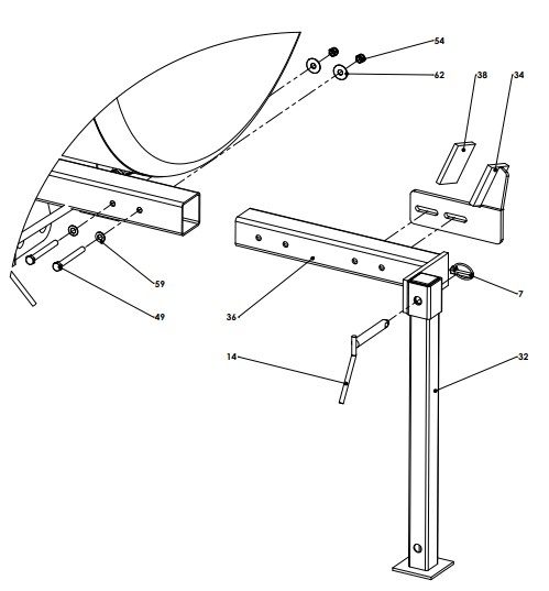 A66150 QUICKSTART ASSEMBLY - 1500L STAINLESS ROUND TANK 1