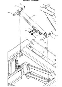 A95100 (f) Induction Hopper Drop Down Mechanism Assembly 