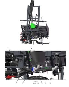 A93008 (a) Hose Layout - Manual Plumbing